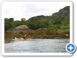 06. Ron blending in with the scenery onthe south side of Eilean Shona