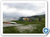 18. Camping at Peanmeanach bothy on Saturday night