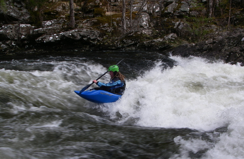 Getting some bounce on the river Garry