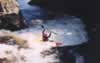 Neil going down the Linn of Tummel