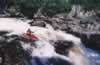 Pete going down the Linn of Tummel